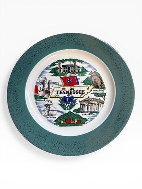Vintage Tennessee Souvenir Plate